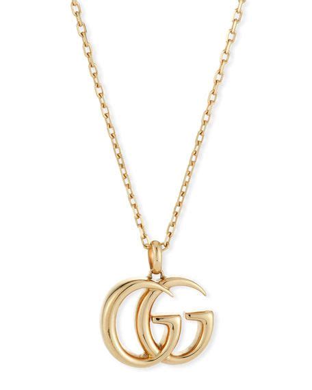 gucci initial necklace|Gucci necklace women.